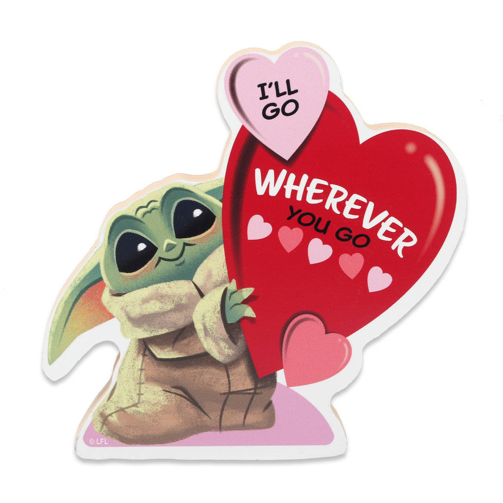 The Mandalorian The Child Wherever You Go Chunky Wood Decor: Wood