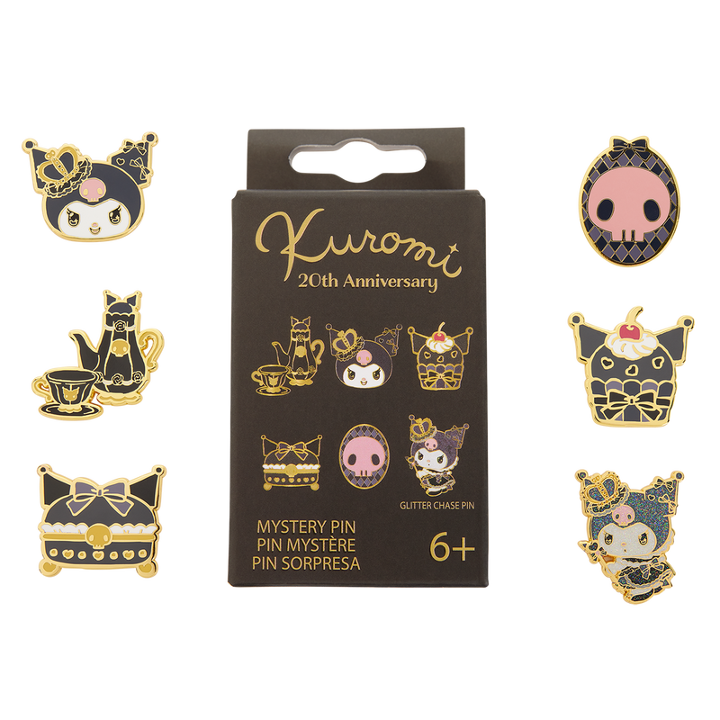 LF Sanrio Kuromi 20th Anniversary Mystery Box Pin - EA