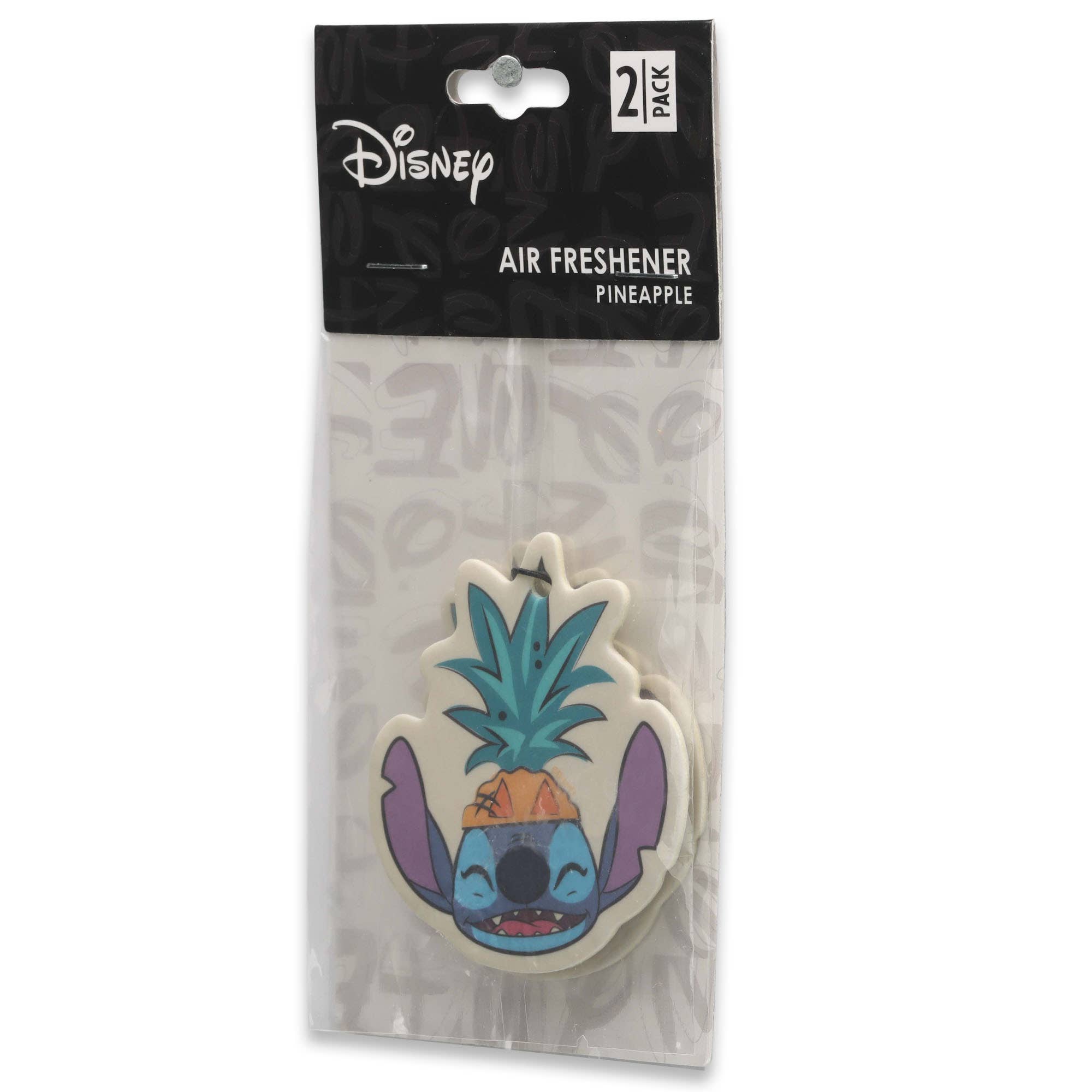 Disney Lilo & Stitch Pineapple Grin Car Air Fresheners: Fabric
