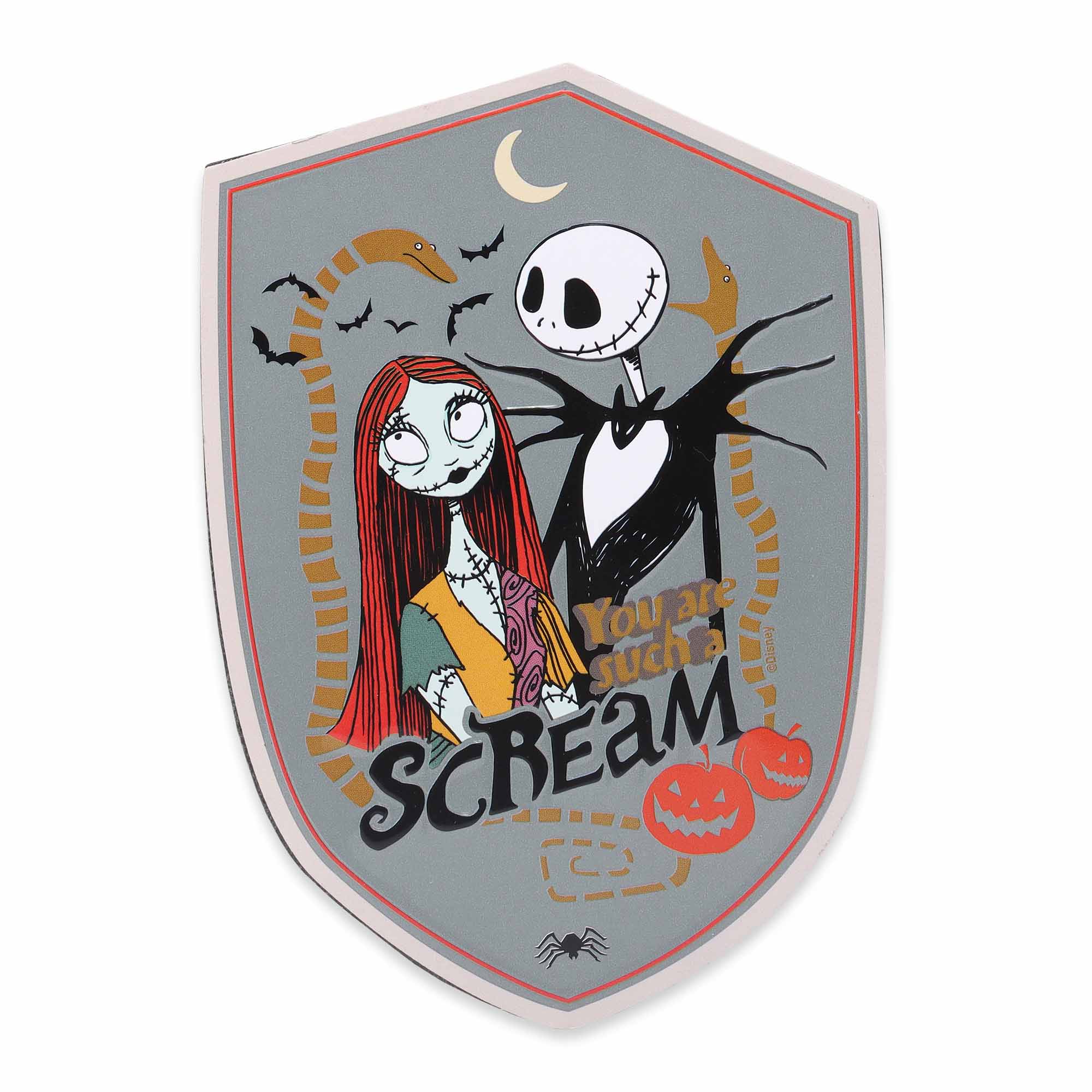 Such a Scream Jack & Sally Metal Magnet: Tin