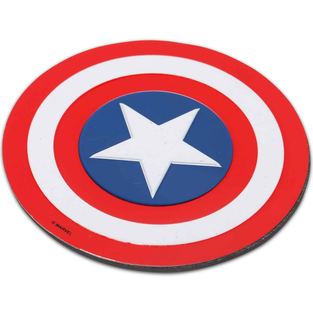 Marvel Captain America Shield Embossed Metal Magnet: Tin