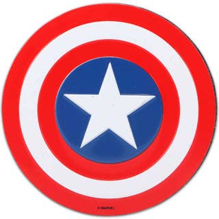 Marvel Captain America Shield Embossed Metal Magnet: Tin