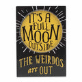 Disney Hocus Pocus Weirdos Are Out Metal Magnet: Tin