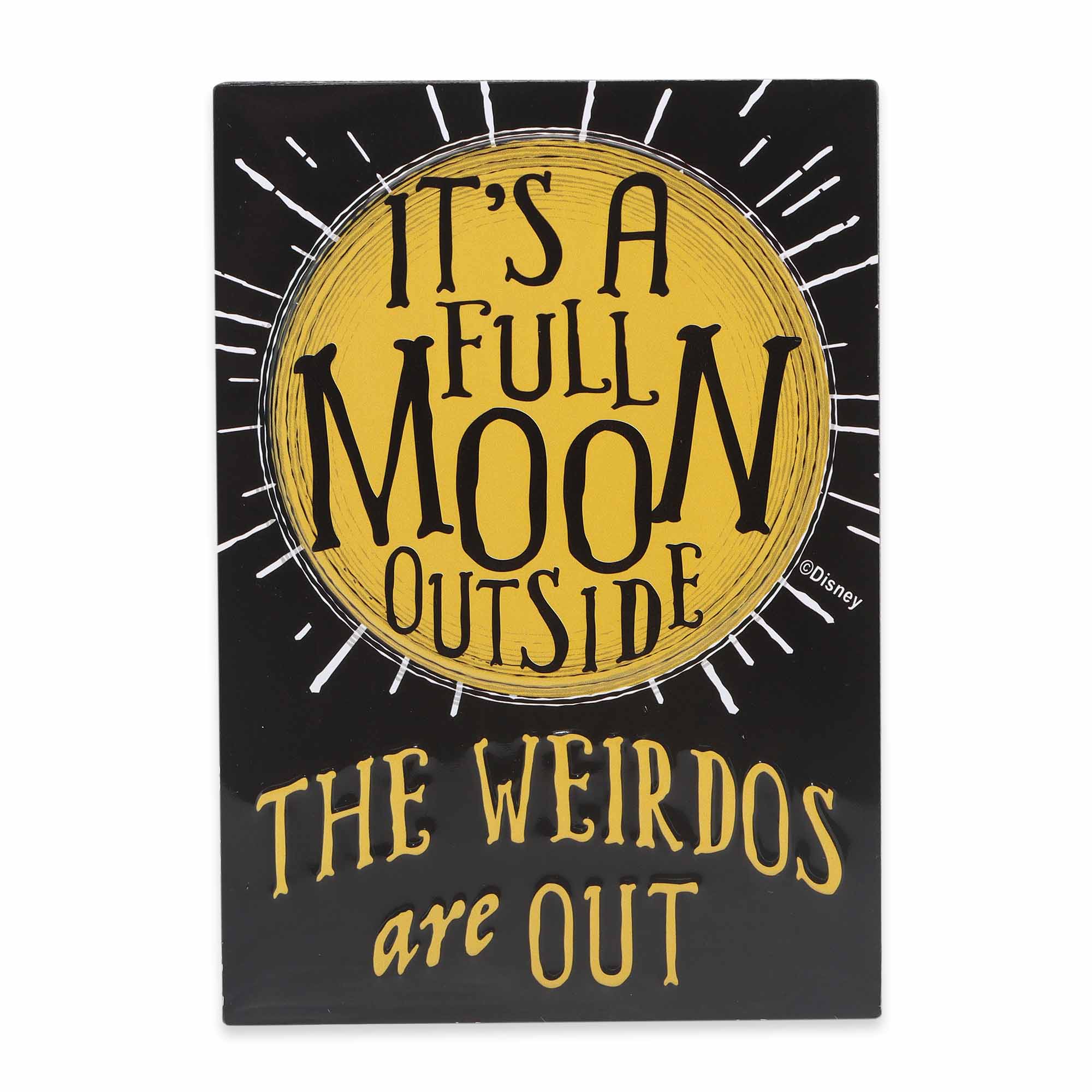 Disney Hocus Pocus Weirdos Are Out Metal Magnet: Tin