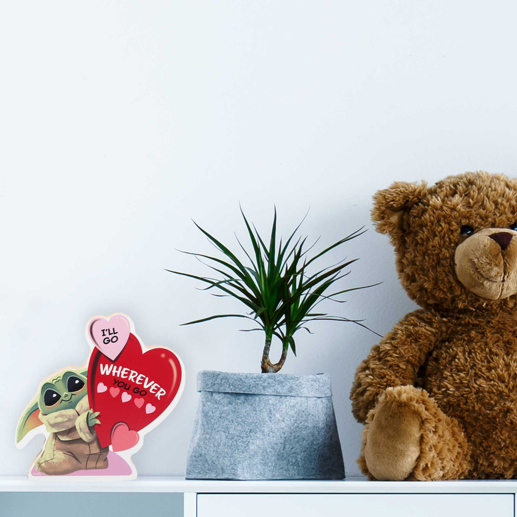 The Mandalorian The Child Wherever You Go Chunky Wood Decor: Wood