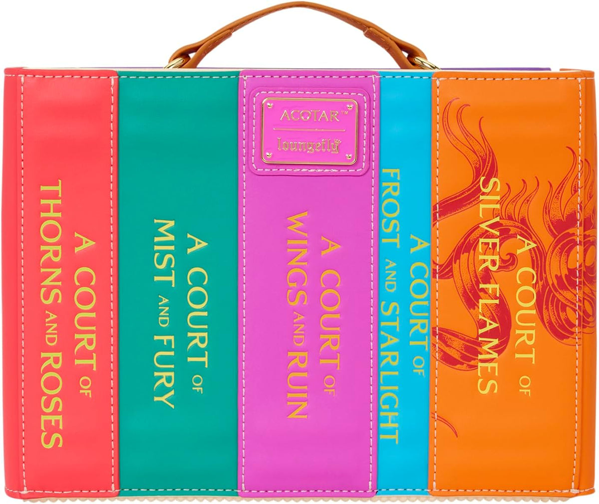 Loungefly A Court of Thorns and Roses Book Series Figural Crossbody Bag