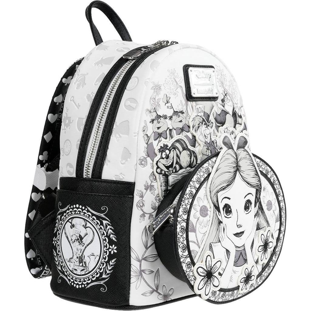 Loungefly Alice in Wonderland Sketch Mini-Backpack