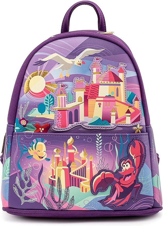 Loungefly Disney Little Mermaid Ariel Castle