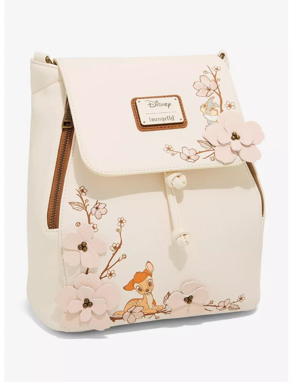 Loungefly Disney Bambi Cherry Blossom Flap Mini Backpack