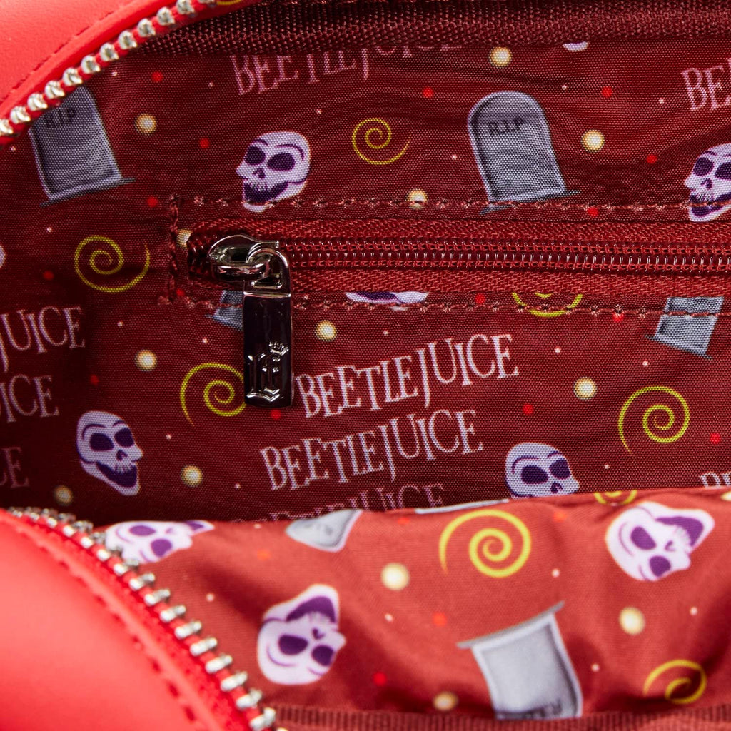 Loungefly Beetlejuice Graveyard Sign Cross Body Bag
