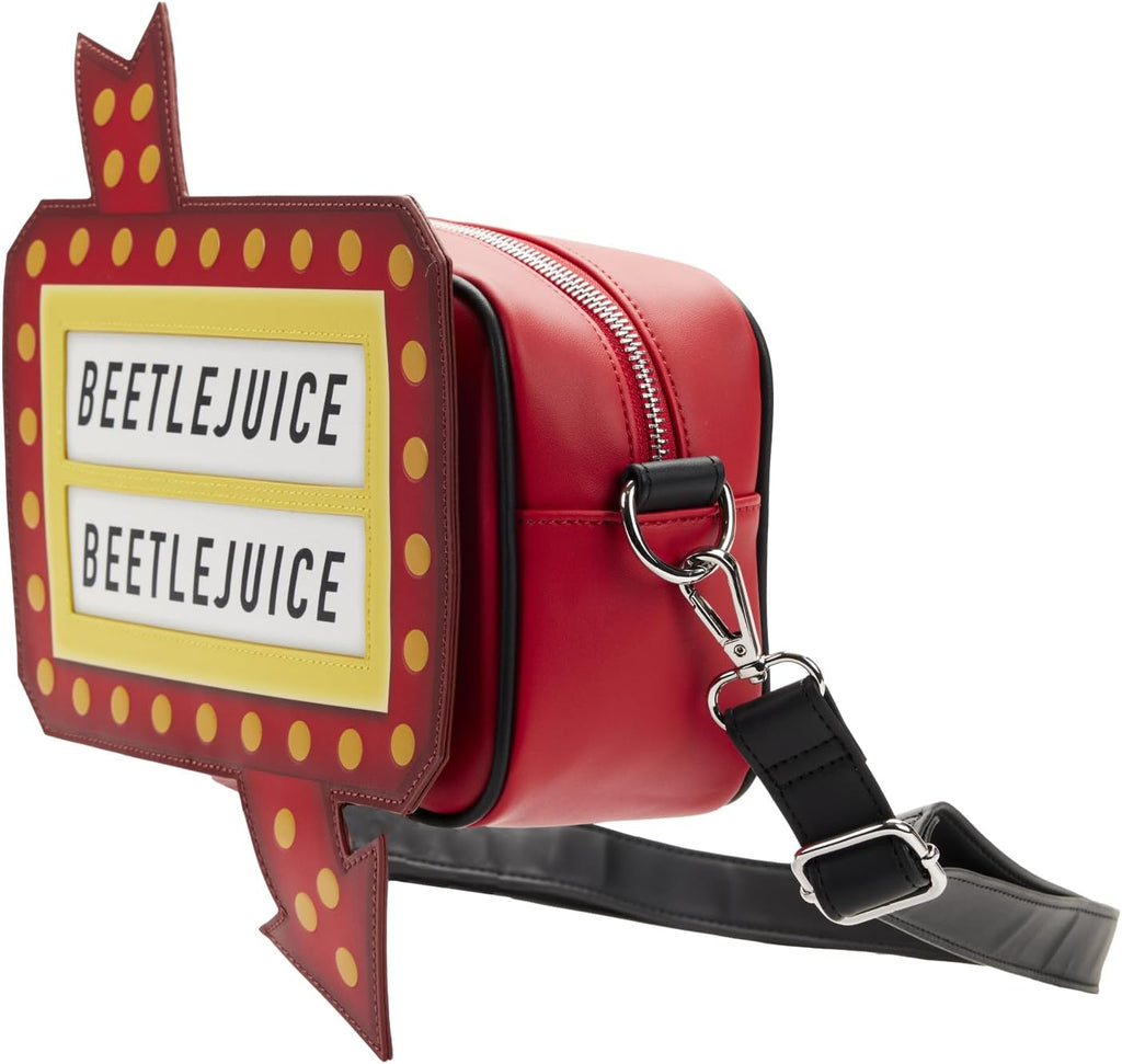 Loungefly Beetlejuice Graveyard Sign Cross Body Bag
