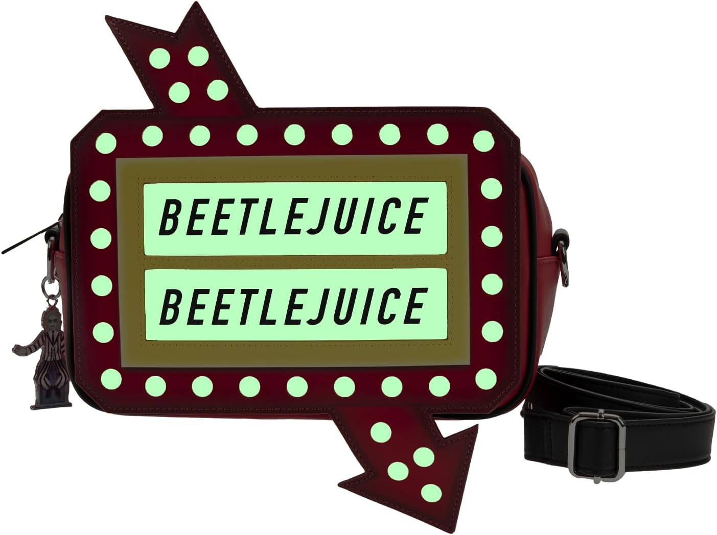 Loungefly Beetlejuice Graveyard Sign Cross Body Bag