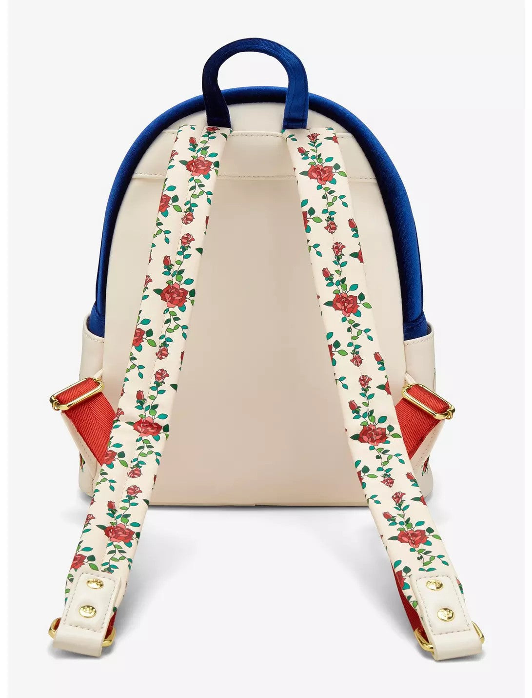 Loungefly Disney Beauty and the Beast Belle & Beast Velvet Mini Backpack