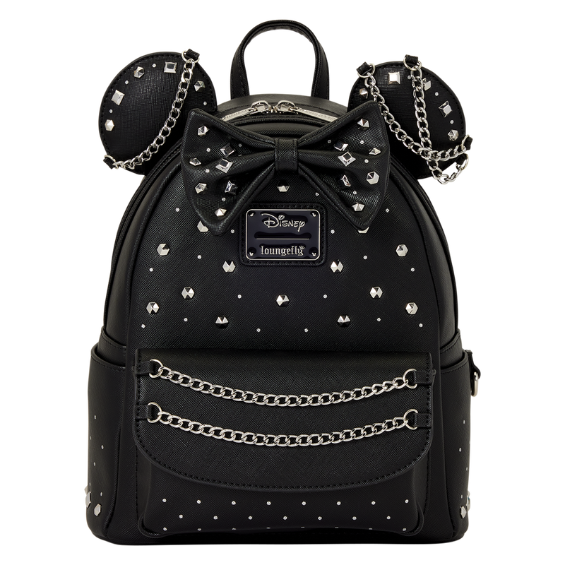 Loungefly Disney Minnie Mouse Studs & Chains Mini Backpack