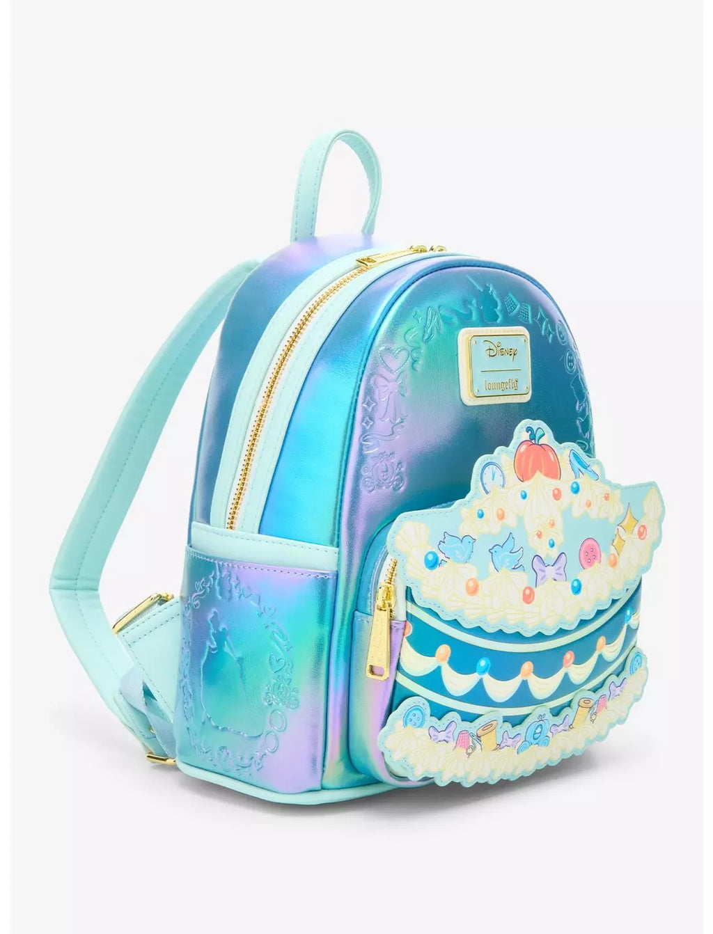 Loungefly Disney Cinderella Cake Iridescent Mini Backpack