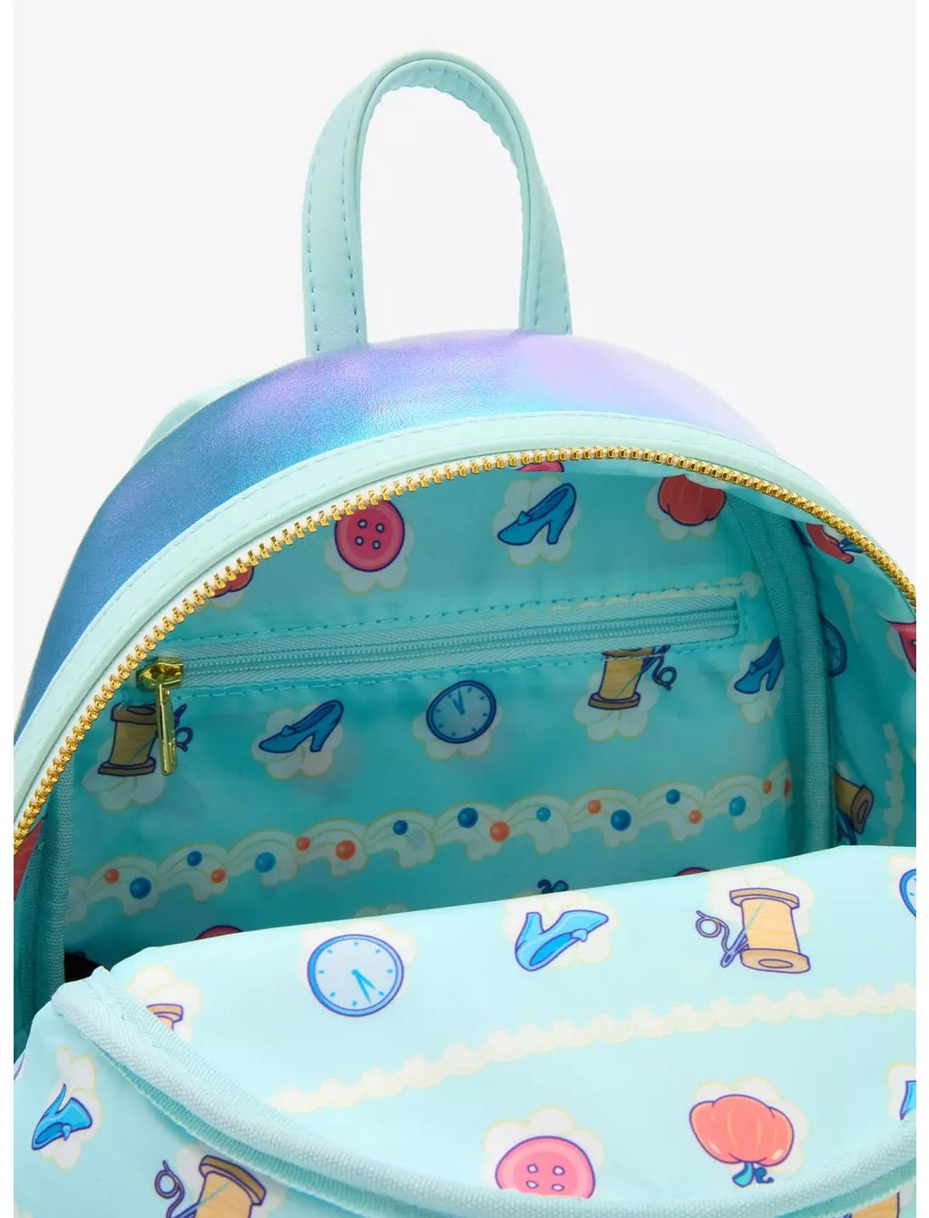 Loungefly Disney Cinderella Cake Iridescent Mini Backpack