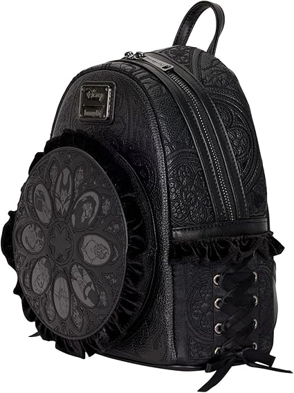 Loungefly Disney Villains Stained Glass Mini Backpack