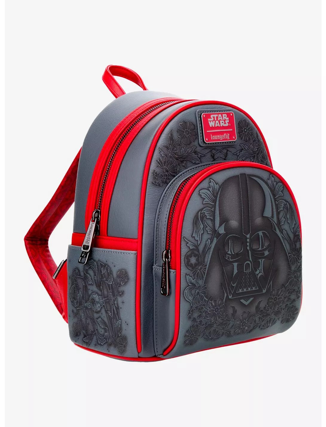 Loungefly Star Wars Darth Vader Embossed Floral Mini Backpack
