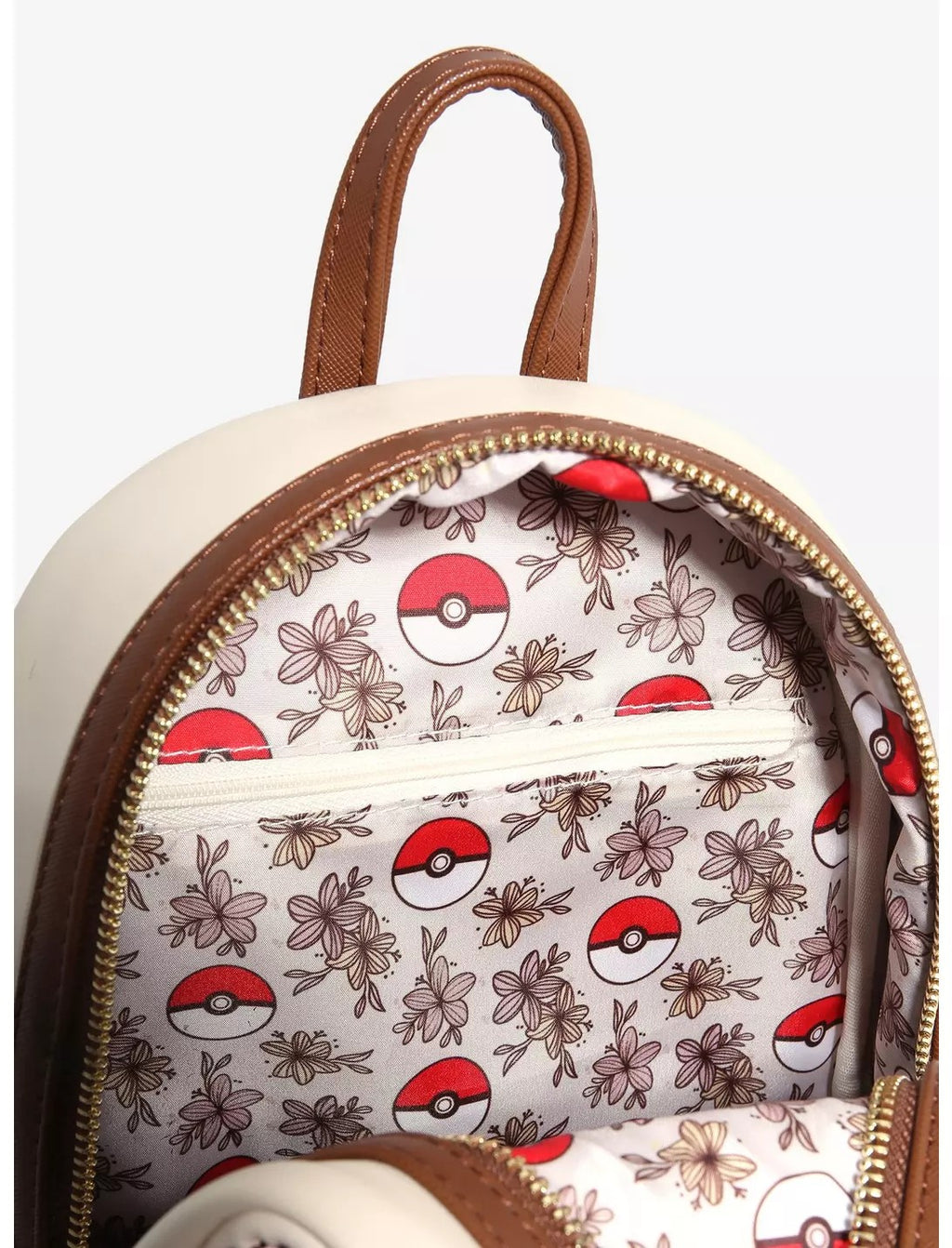 Loungefly Pokemon Pikachu and Eevee Floral Mini Backpack and Wallet