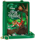 Loungefly Disney Fox and the Hound Classic Books Convertible Crossbody Purse
