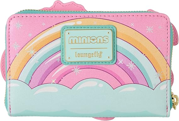 Loungefly Universal Minions Fluffy Unicorn Zip Around Wallet