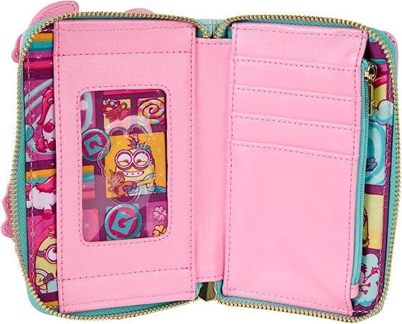 Loungefly Universal Minions Fluffy Unicorn Zip Around Wallet