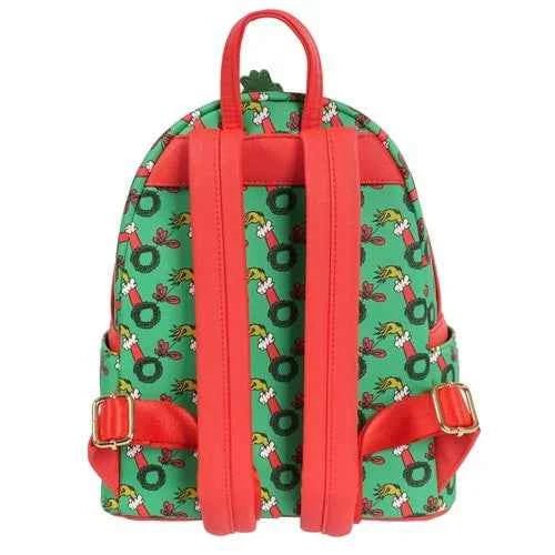 Loungefly How the Grinch Stole Christmas Grinch Christmas Present Mini-Backpack