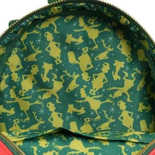 Loungefly How the Grinch Stole Christmas Grinch Christmas Present Mini-Backpack