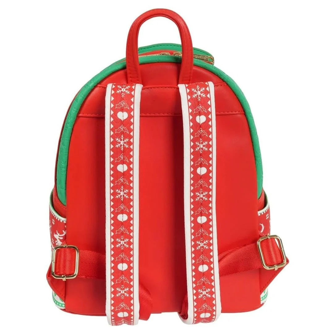 Loungefly How the Grinch Stole Christmas Grinch Christmas Sweater Mini-Backpack