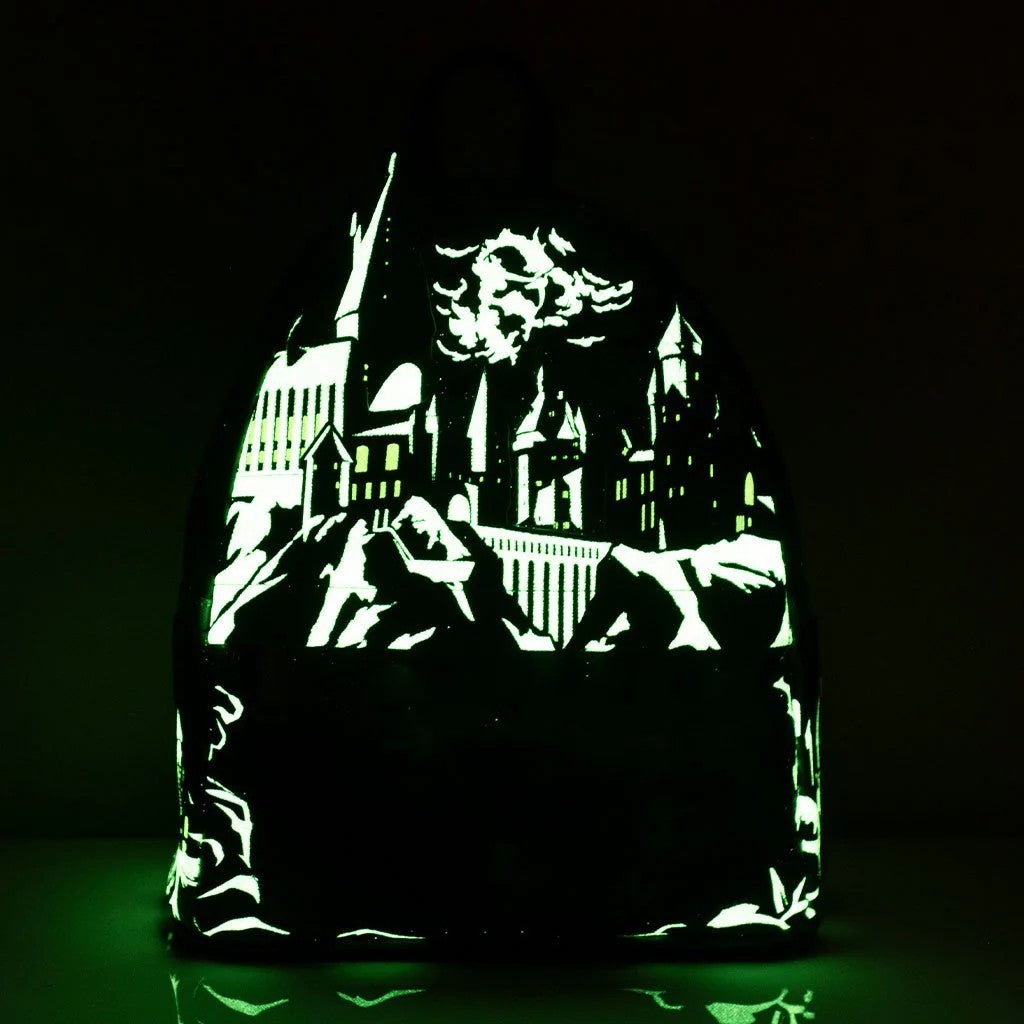 Loungefly Harry Potter Glow in the Dark Battle of Hogwarts Lenticular Mini Backpack