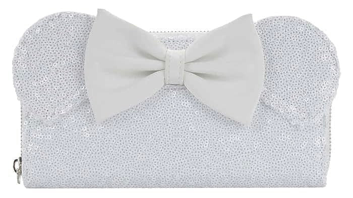 Loungefly Disney Minnie Sequin Wedding Wallet