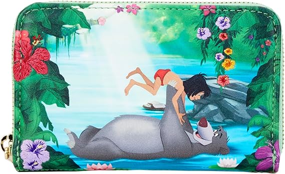 Loungefly Disney Jungle Book Bare Necessities Zip Around Wallet