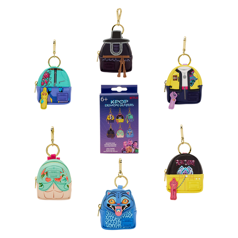 KPop Demon Hunters Cosplay Mystery Mini Backpack Keychain Charm