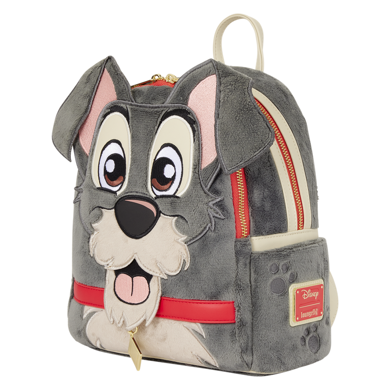 Loungefly Disney Lady and the Tramp Plush Cosplay Mini Backpack
