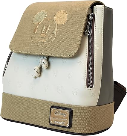 Loungefly Disney Mickey and Friends Canvas Mini Backpack