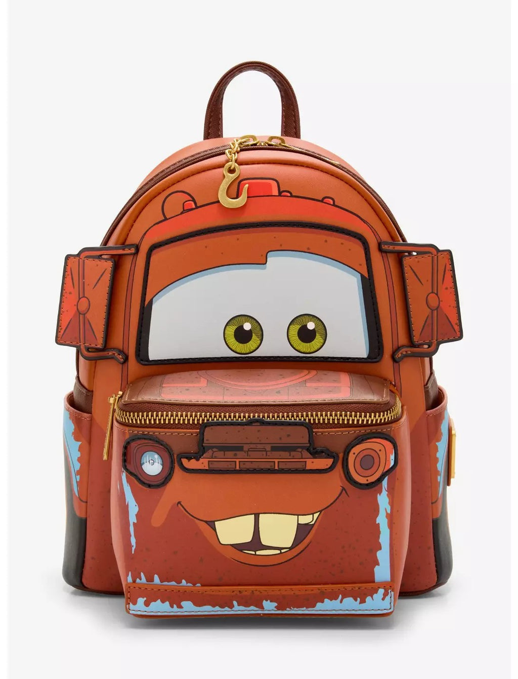 Loungefly Disney Pixar Cars Figural Mater Light-Up Mini Backpack