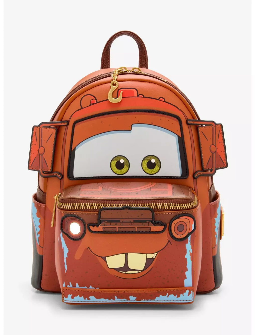Loungefly Disney Pixar Cars Figural Mater Light-Up Mini Backpack