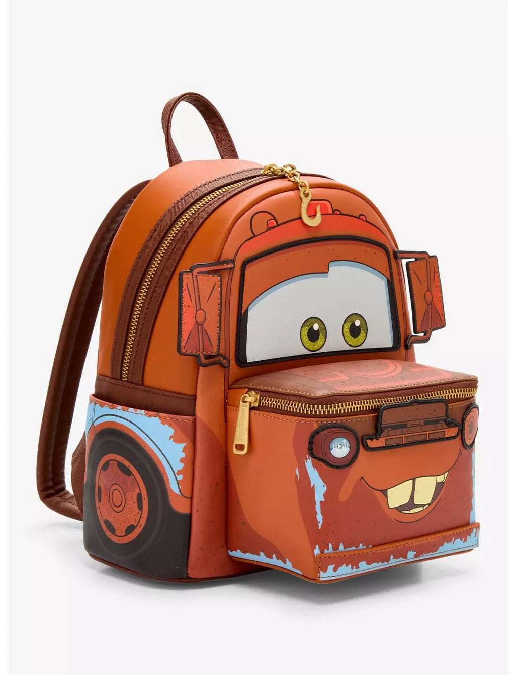 Loungefly Disney Pixar Cars Figural Mater Light-Up Mini Backpack