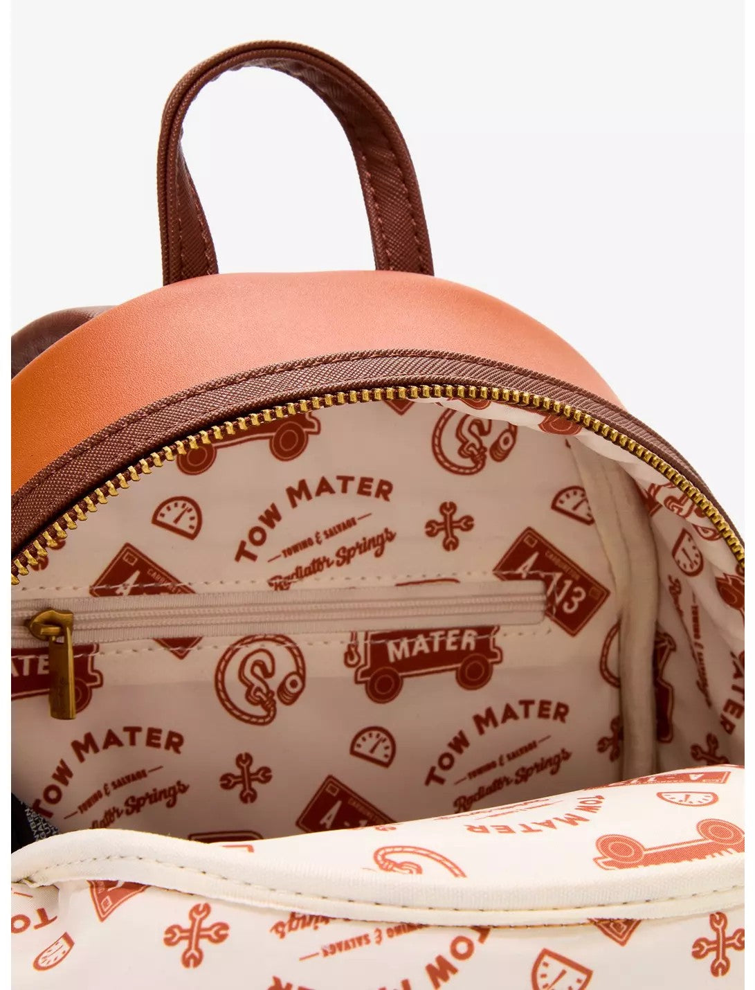 Loungefly Disney Pixar Cars Figural Mater Light-Up Mini Backpack