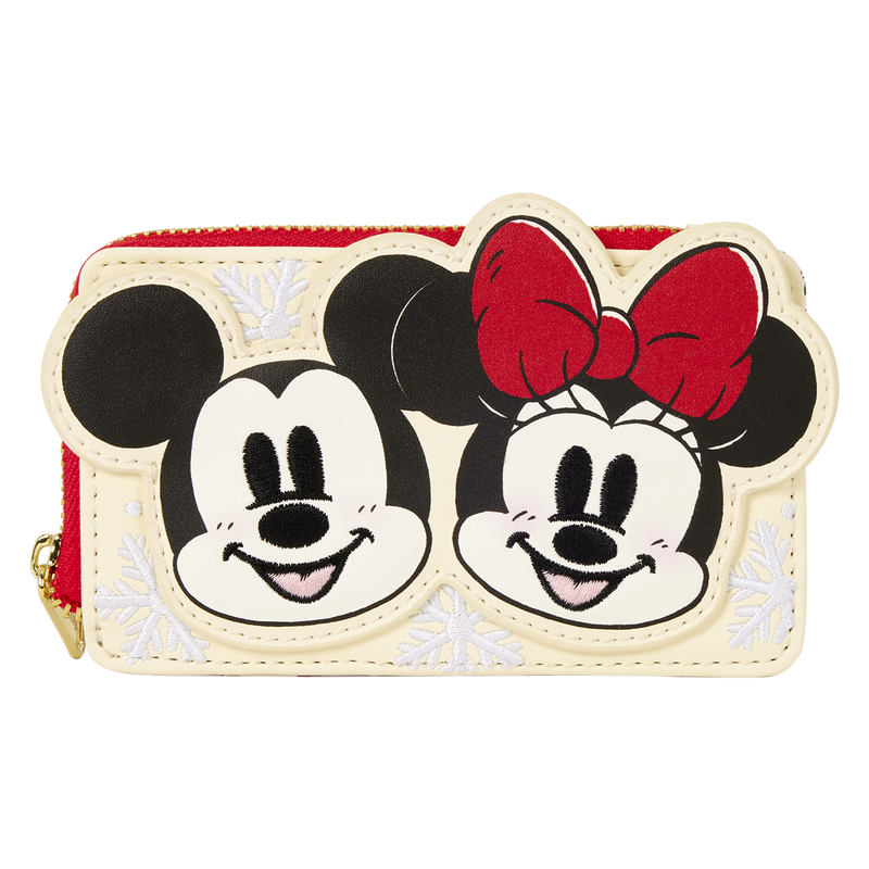 Loungefly Disney Mickey & Friends Holiday Snow Card Holder