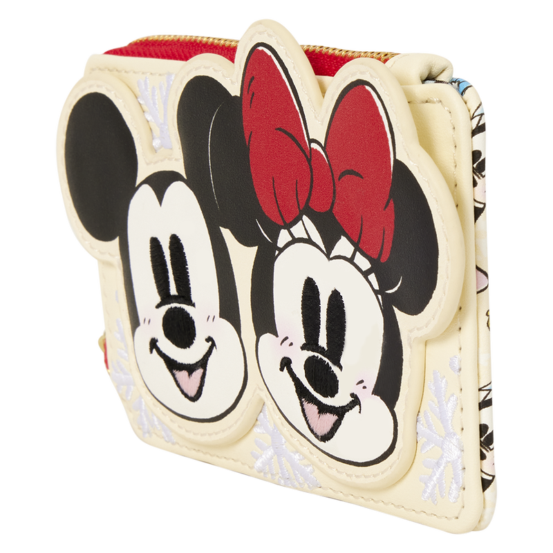 Loungefly Disney Mickey & Friends Holiday Snow Card Holder