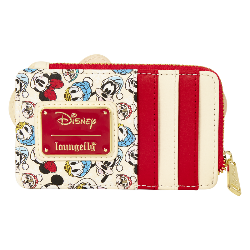 Loungefly Disney Mickey & Friends Holiday Snow Card Holder