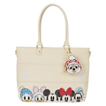 Loungefly Disney Mickey & Friends Holiday Snow Tote Crossbody Bag with Coin Bag