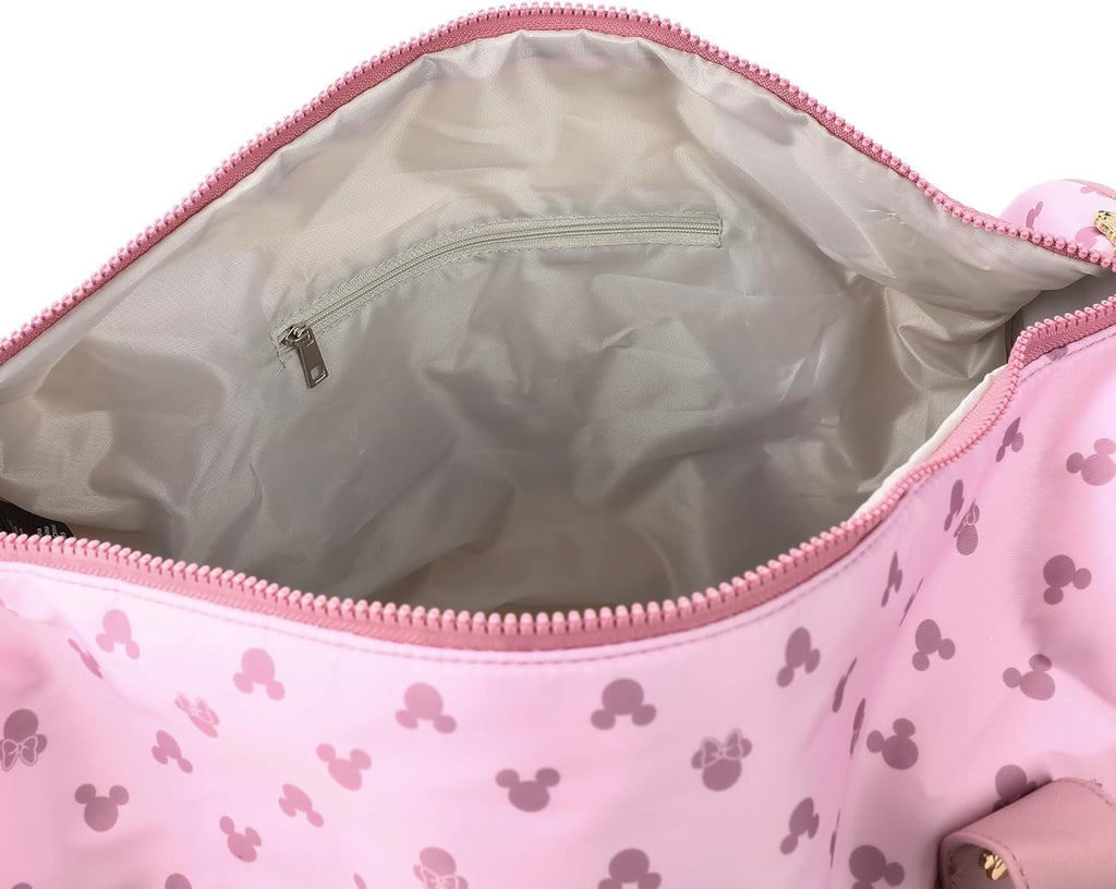 BioWorld Disney Minnie Mouse Ears Pink 18" Duffle Bag