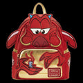 Loungefly Disney Mulan 25th Anniversary Mushu Glitter Cosplay Mini Backpack