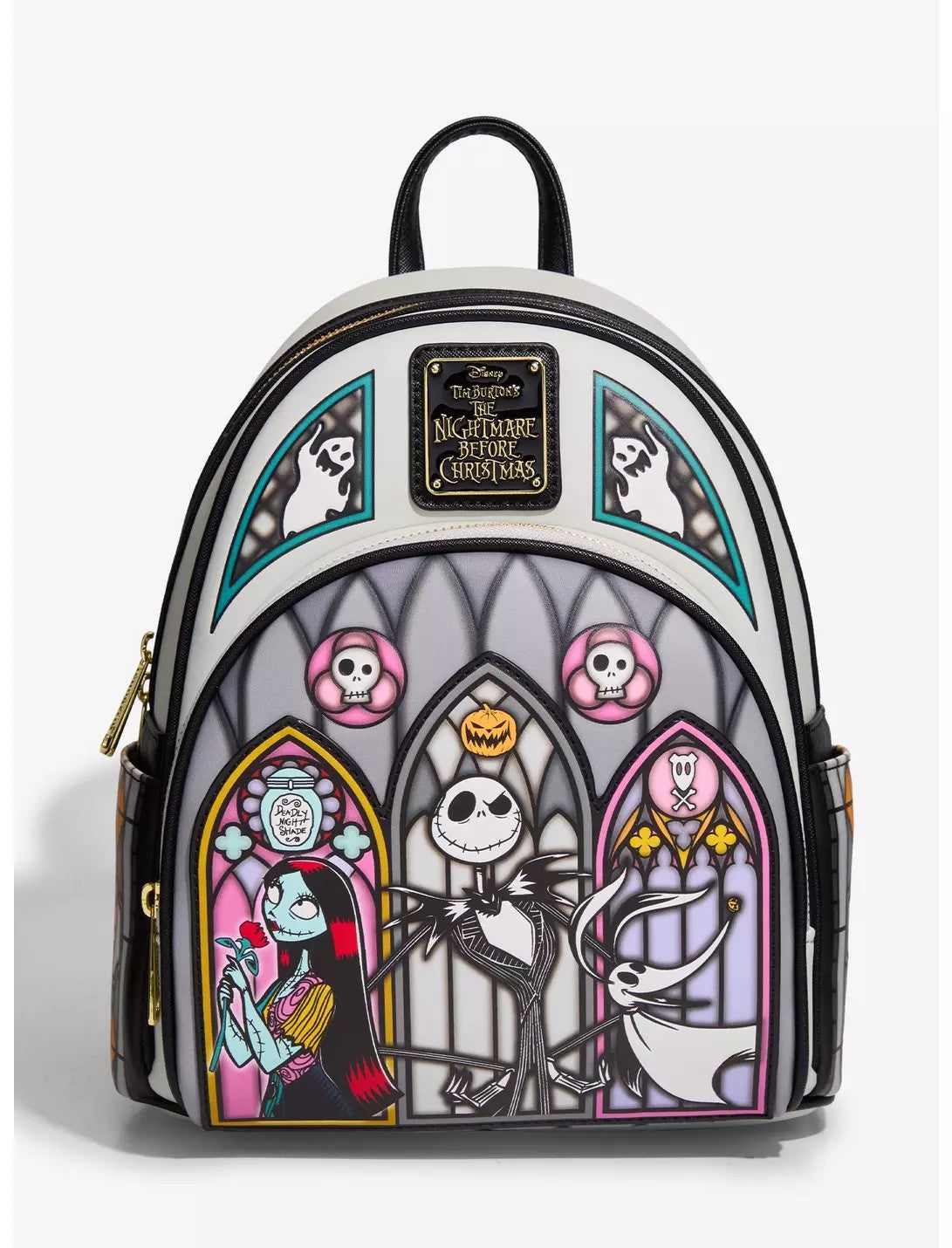 Loungefly Disney The Nightmare Before Christmas Stained Glass Mini Backpack