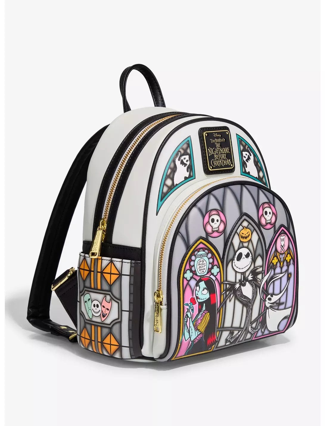 Loungefly Disney The Nightmare Before Christmas Stained Glass Mini Backpack