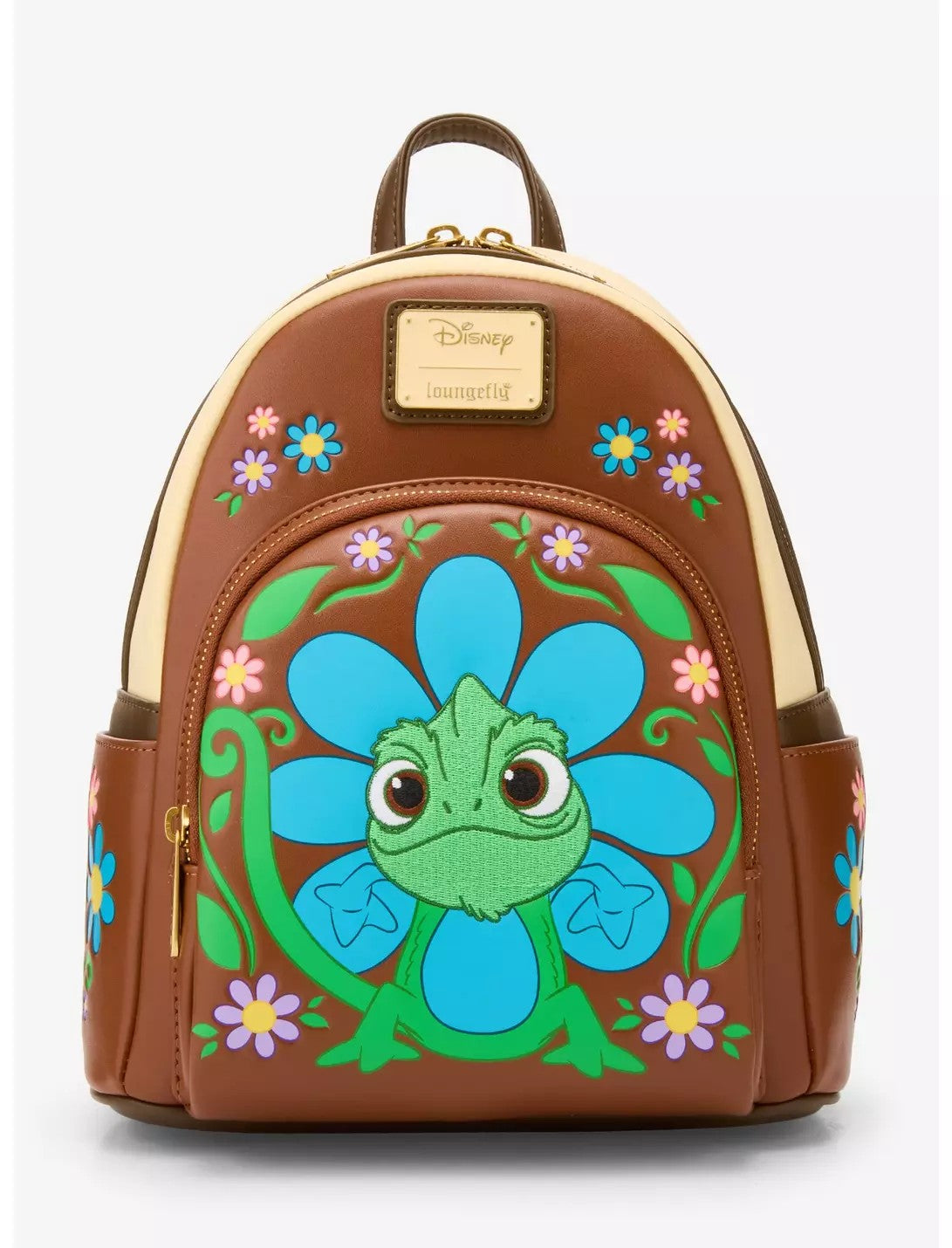 Loungefly Disney Tangled Pascal Flower Mini Backpack