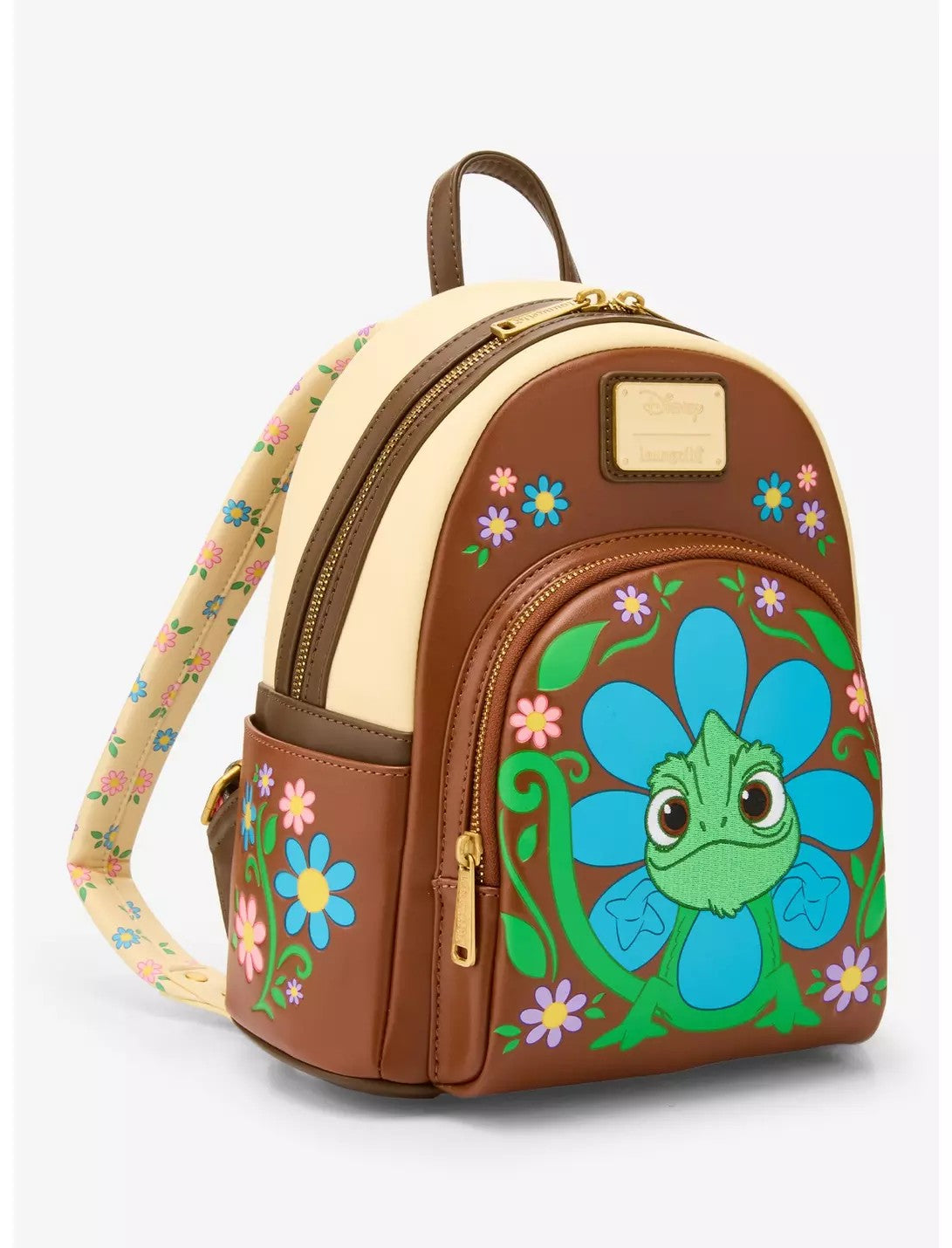 Loungefly Disney Tangled Pascal Flower Mini Backpack