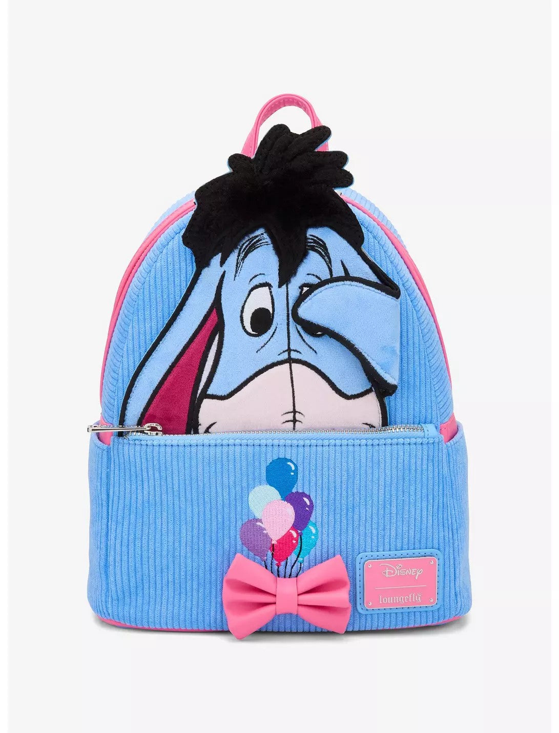 Loungefly Disney Winnie the Pooh Eeyore Peeking Corduroy Mini Backpack